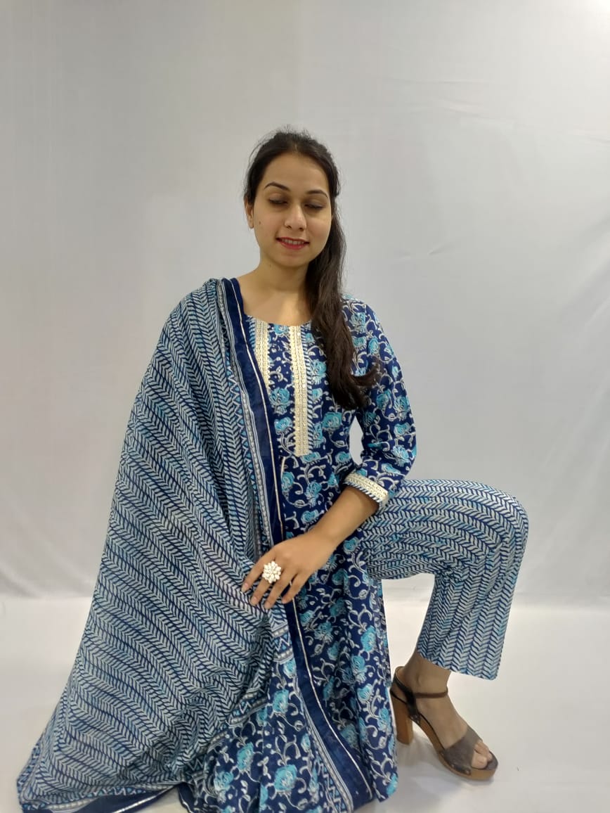 Neetu Kurti, Pant and Dupatta Set
