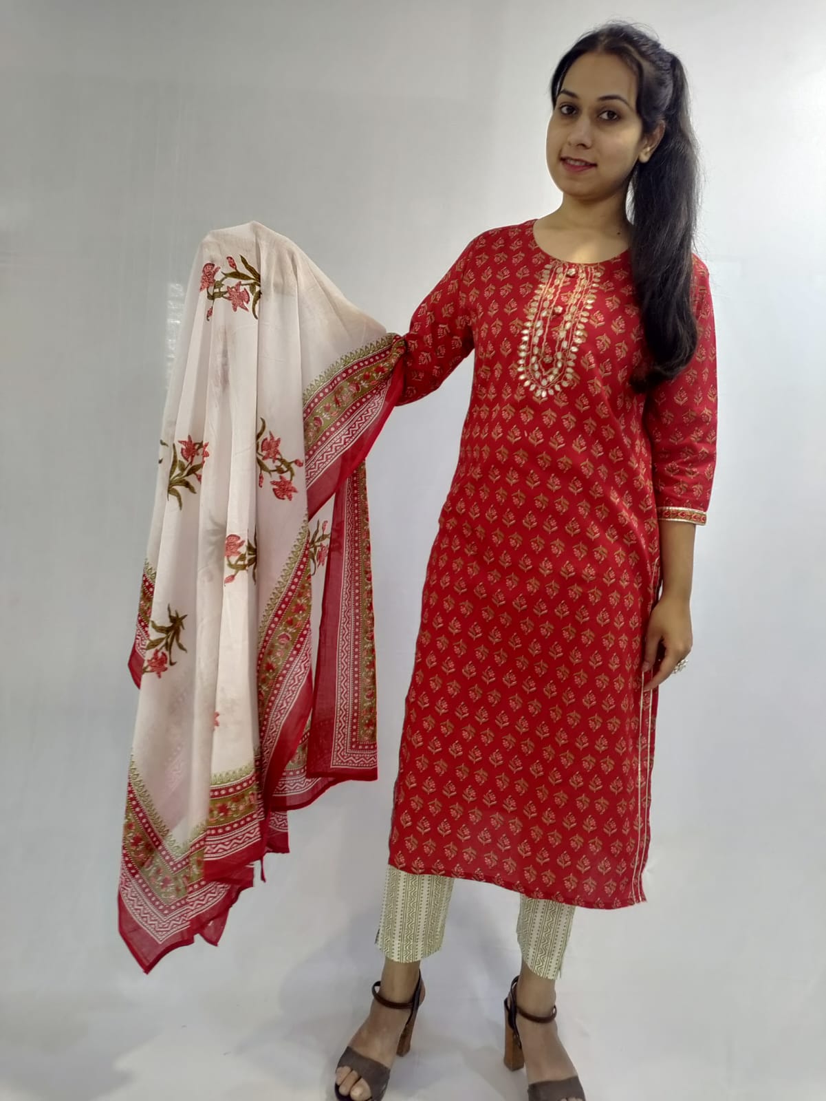 Neetu Kurti, Pant and Dupatta Set