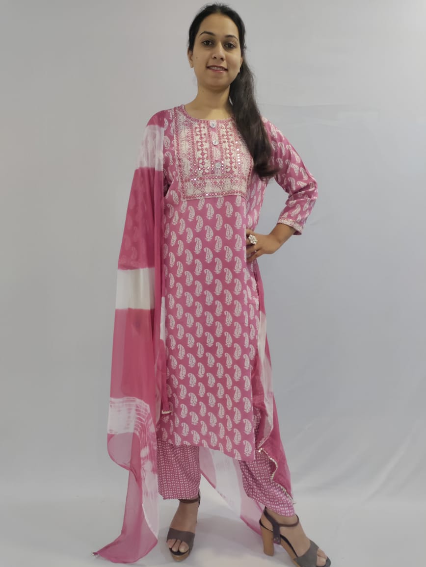 Neetu Kurti, Pant and Dupatta Set