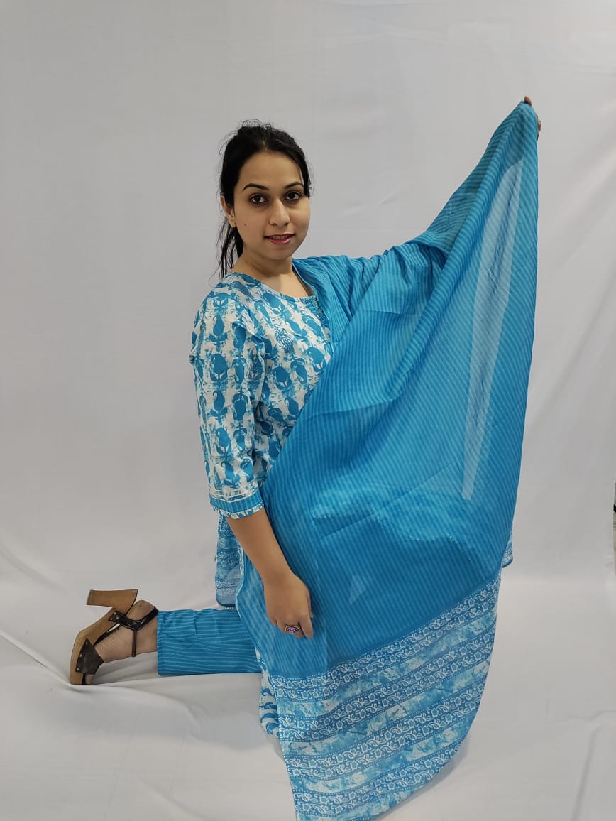 Neetu Kurti, Pant and Dupatta Set