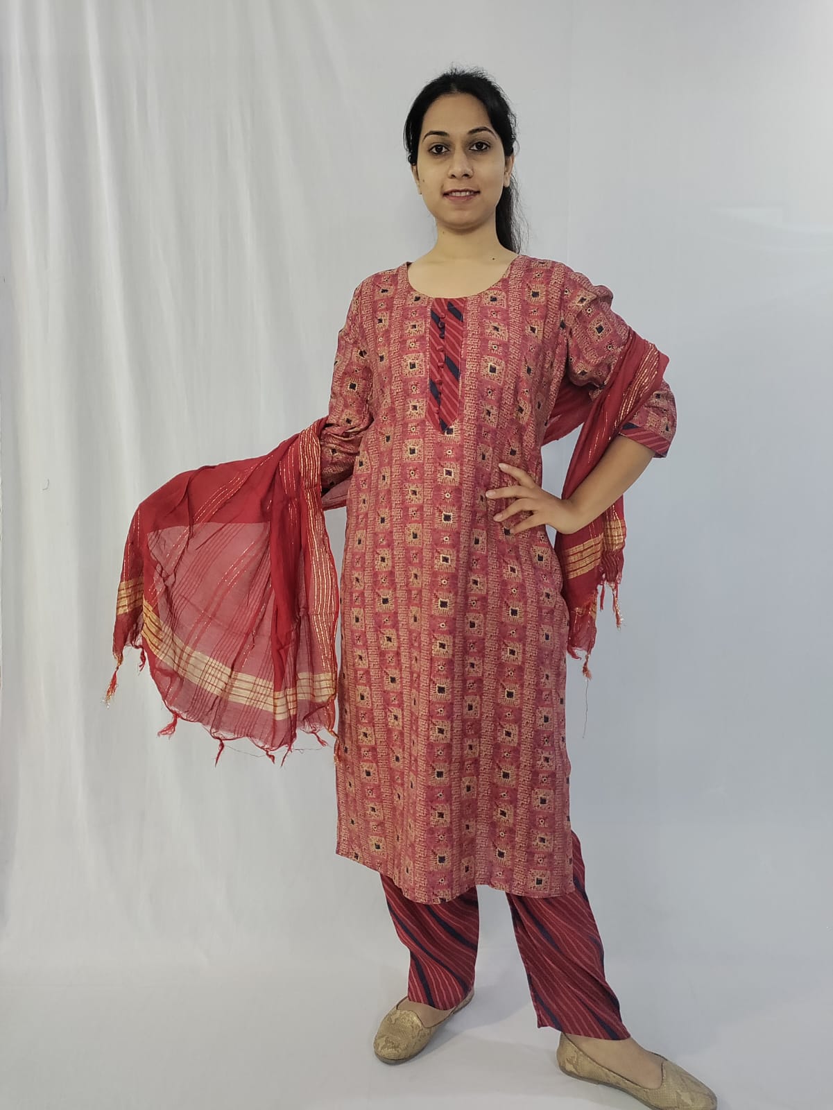 Neetu Kurti, Pant and Dupatta Set