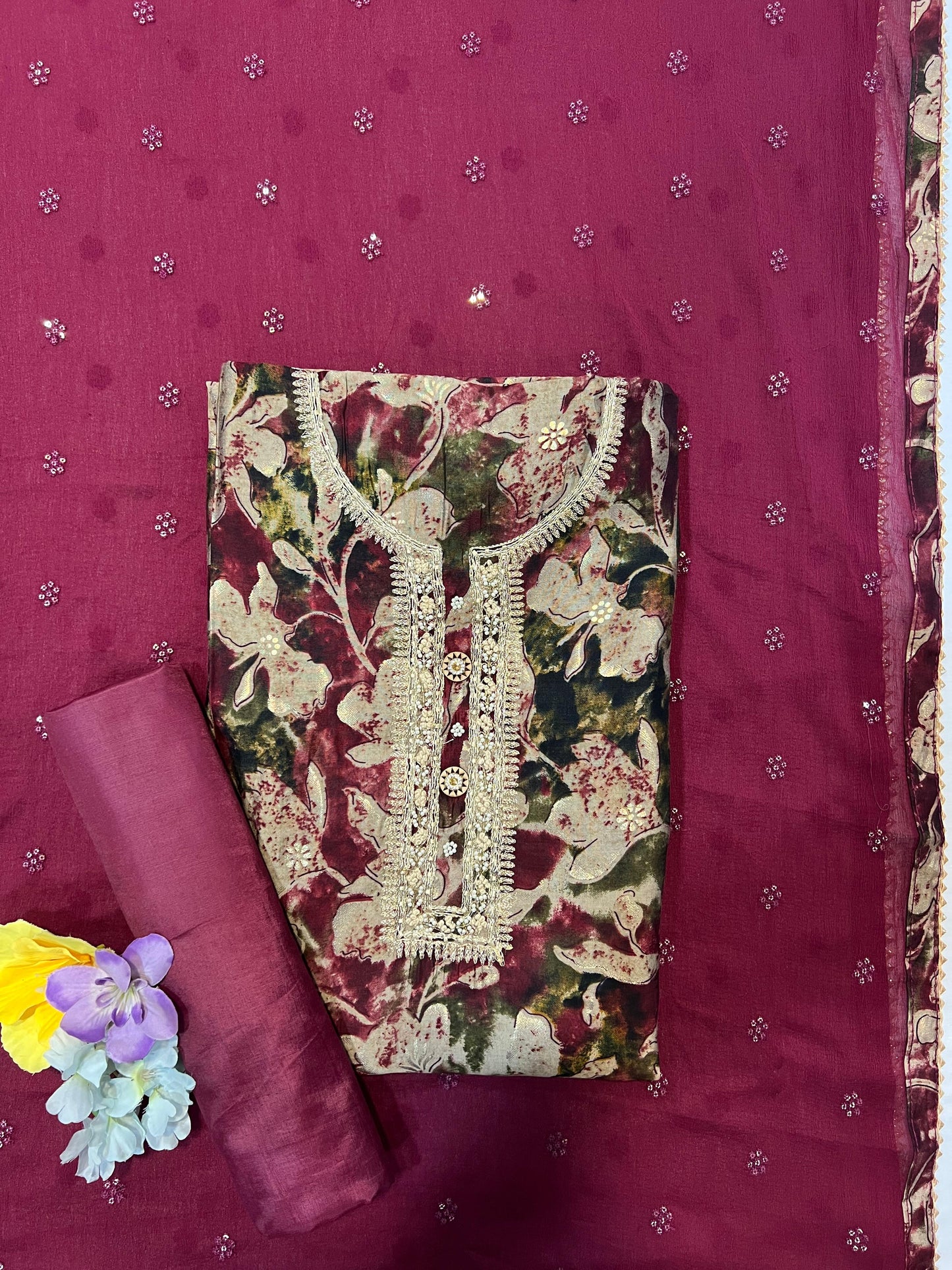 Naintara Un-Stitched Dress Material