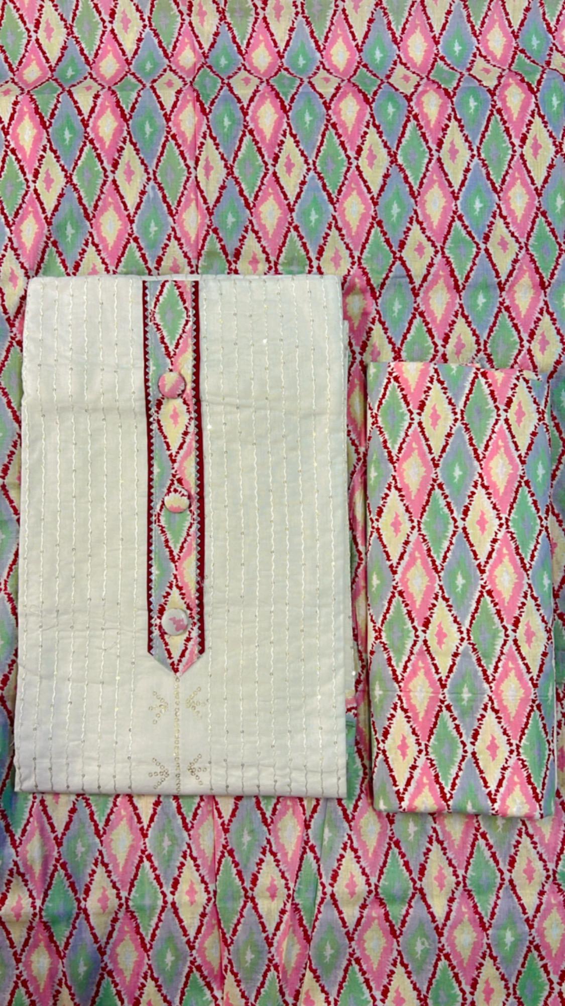 Bharati Unstitched Dress Material