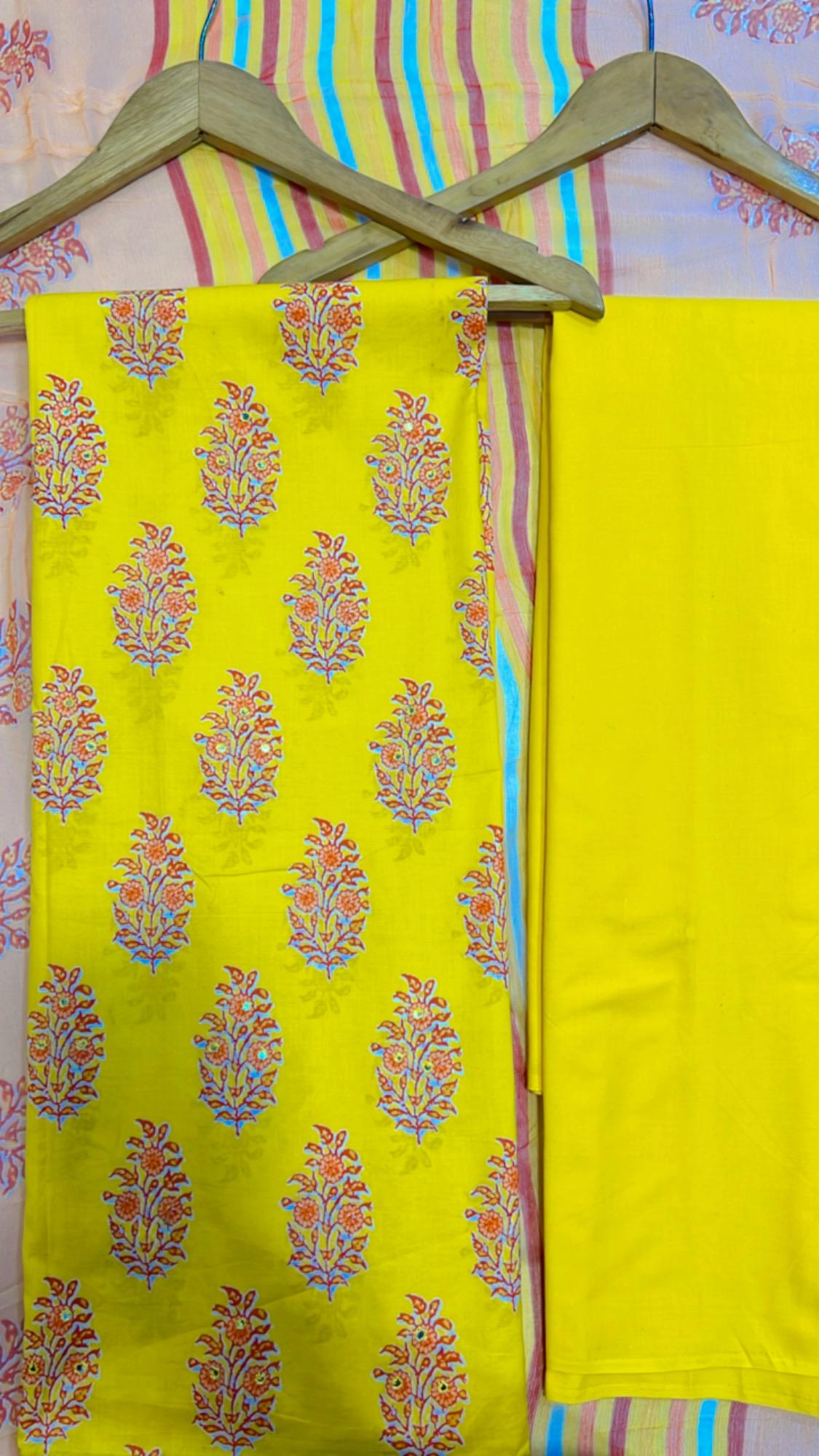 Esha Unstitched Dress Material