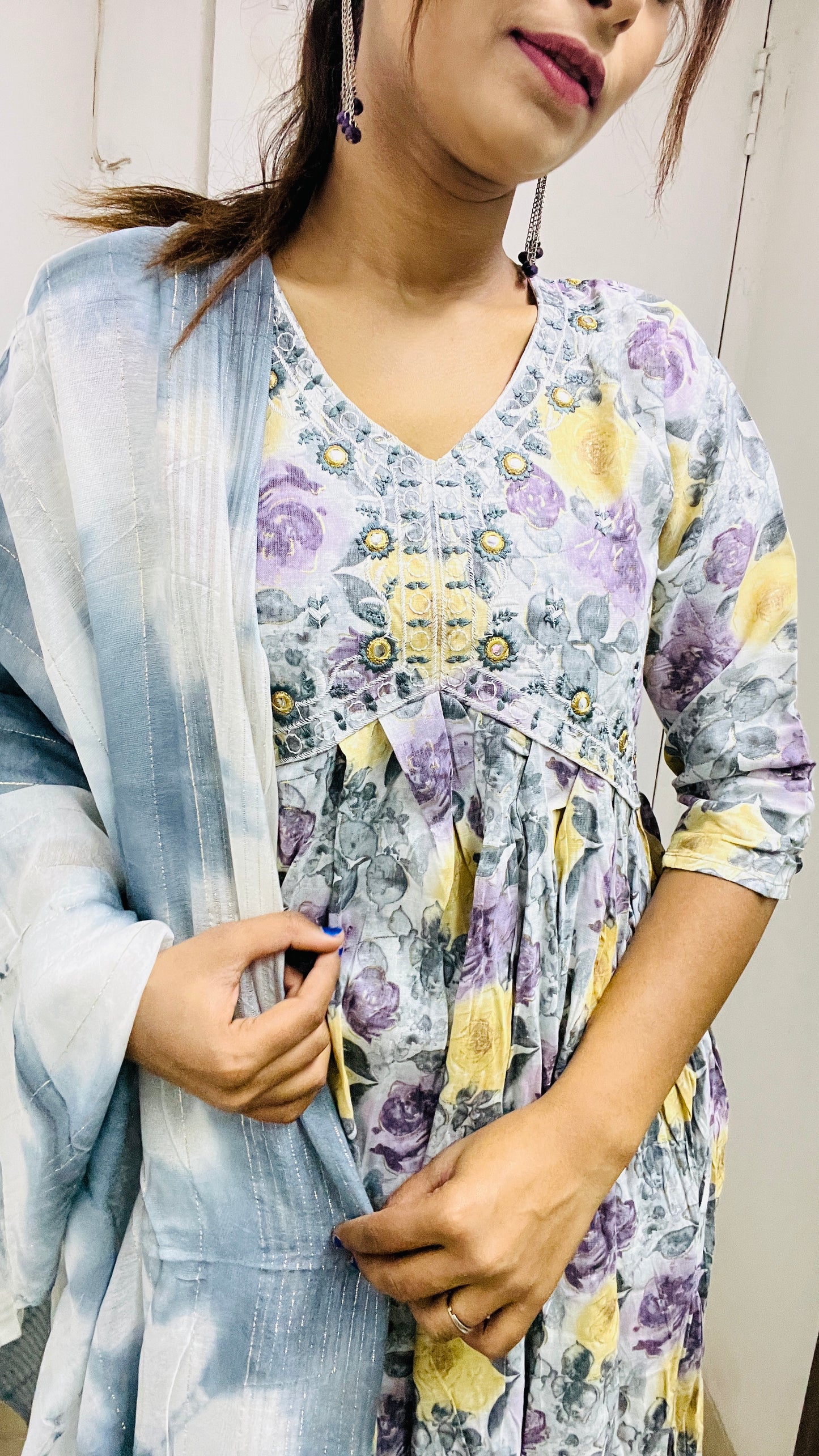 Neetu Kurti, Plazo Pant and Dupatta Set