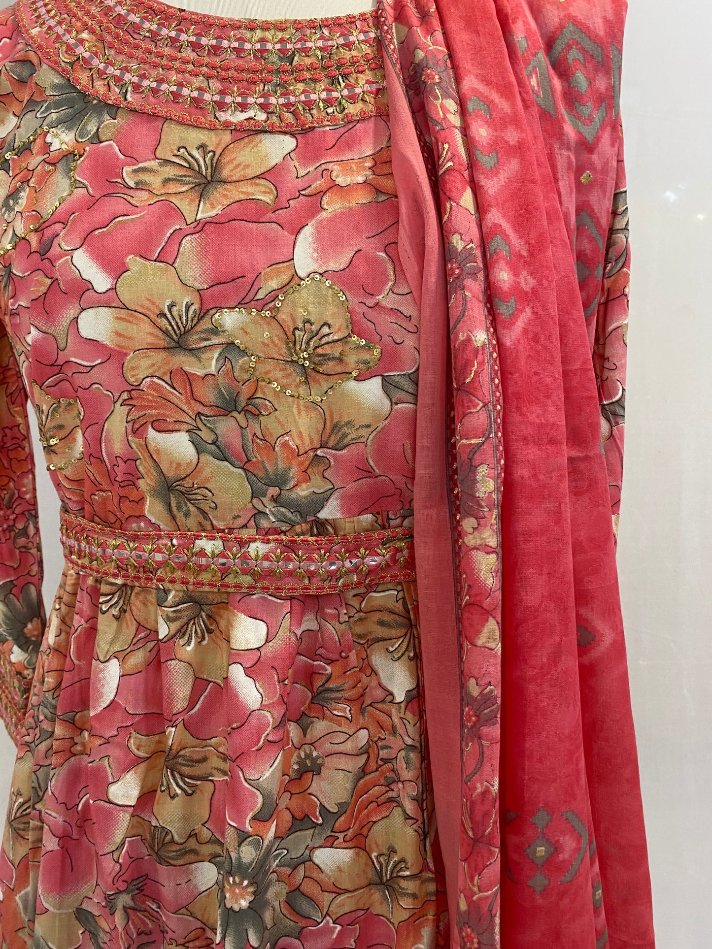 NaziaOne Piece Dress and Dupatta