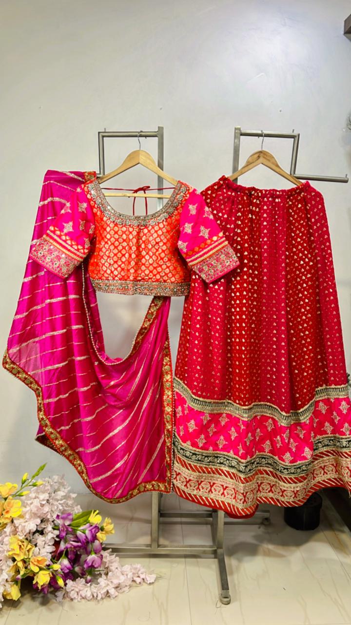 Kiran Party Wear Ghagra Choli Dress