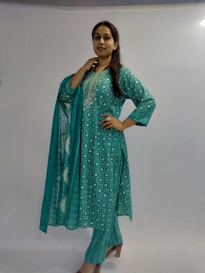 Kurti, Pant and Dupatta Set