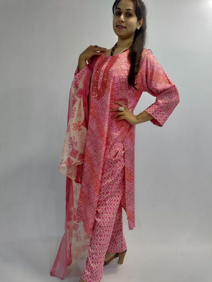 Kurti, Pant and Dupatta Set