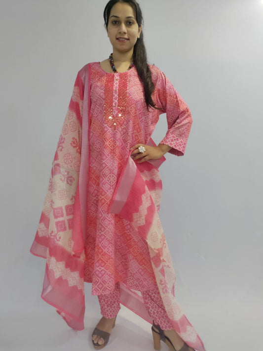 Kurti, Pant and Dupatta Set