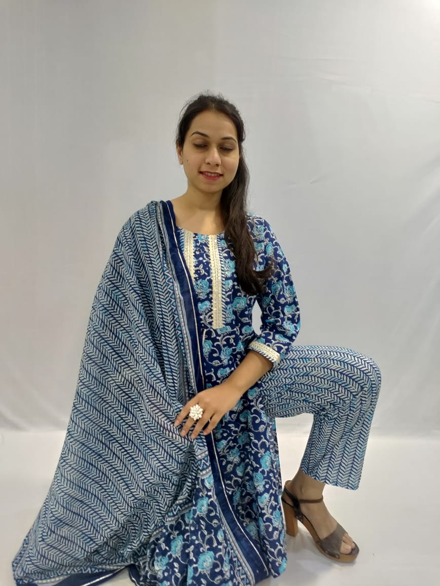 Kurti, Pant and Dupatta Set