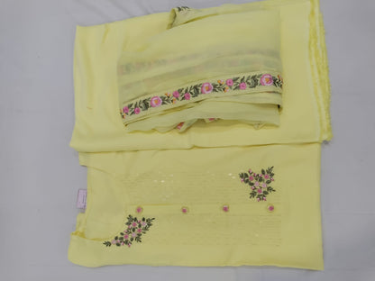 Unstiched Kurti, Bottom and Dupatta