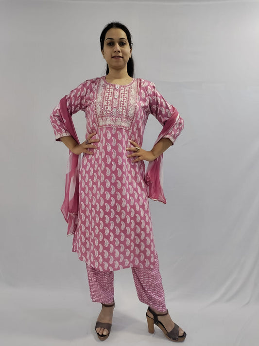 Kurti, Pant and Dupatta Set