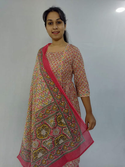 Kurti, Pant and Dupatta Set