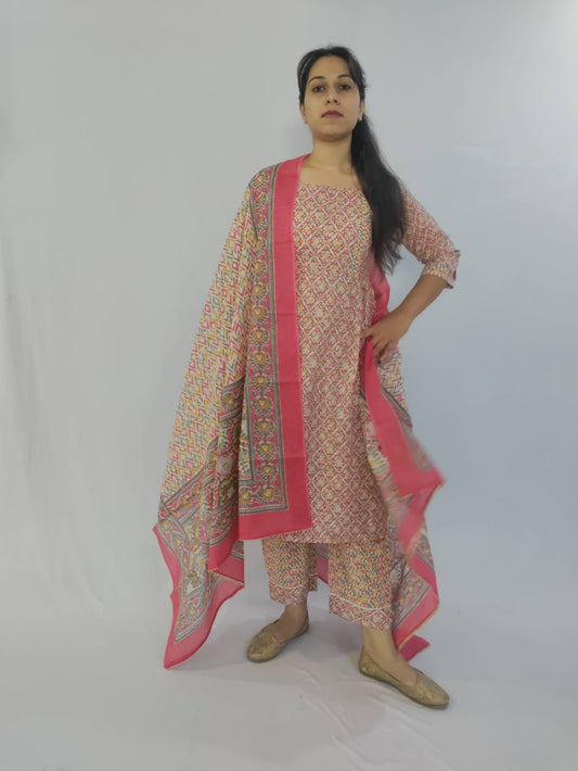 Kurti, Pant and Dupatta Set