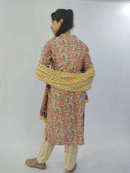 Kurti, Pant and Dupatta Set