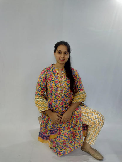 Kurti, Pant and Dupatta Set