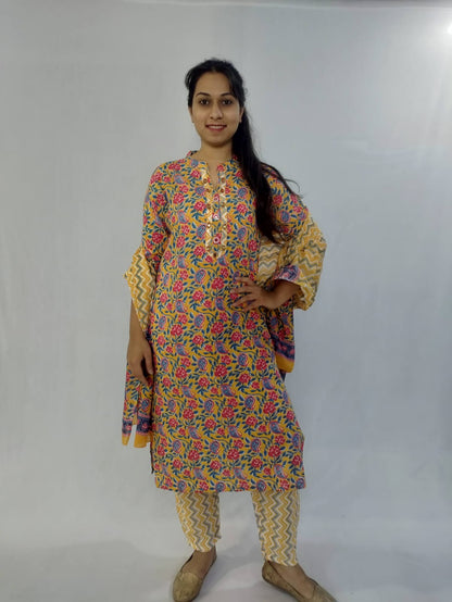 Kurti, Pant and Dupatta Set