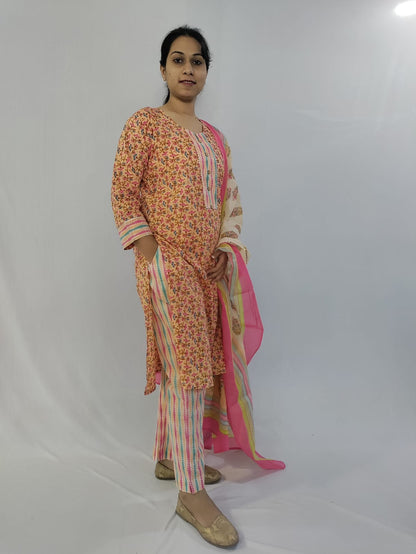 Kurti, Pant and Dupatta Set