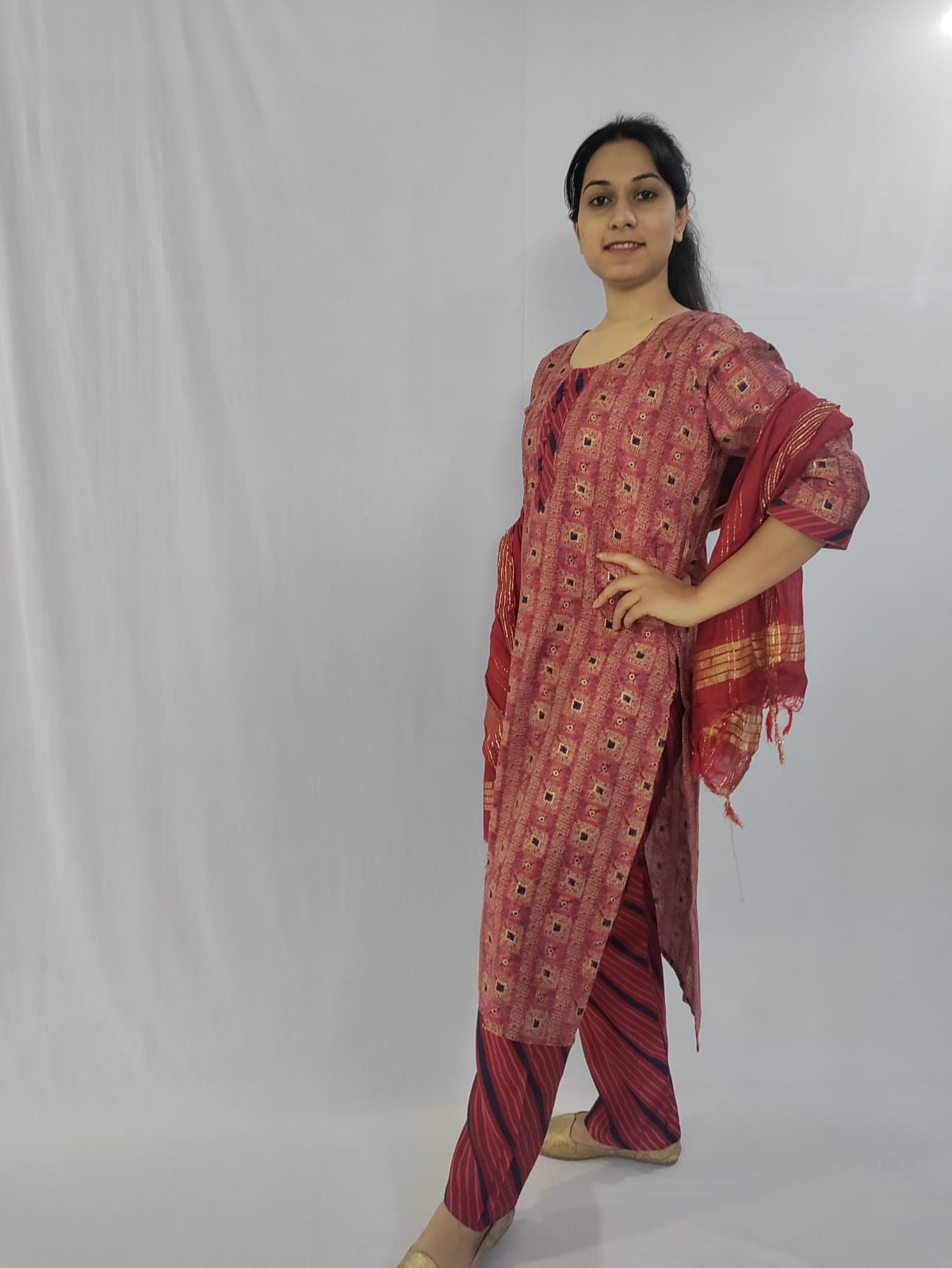 Kurti, Pant and Dupatta Set