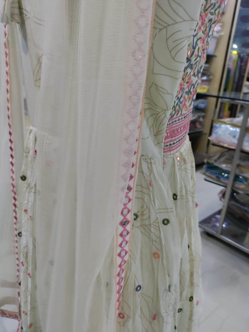 One Piece Dress with Dupatta