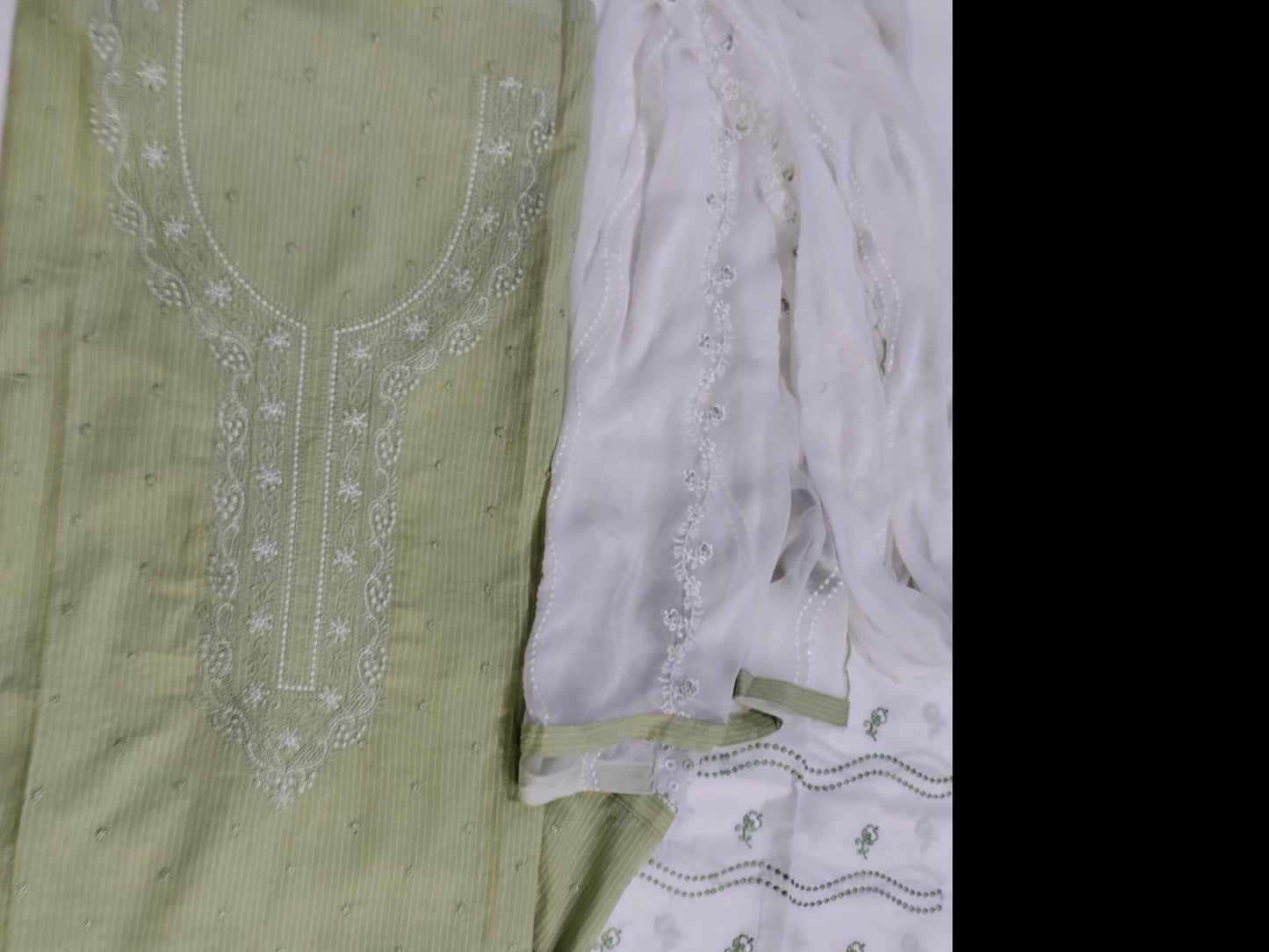 Unstiched Top, Bottom and Dupatta