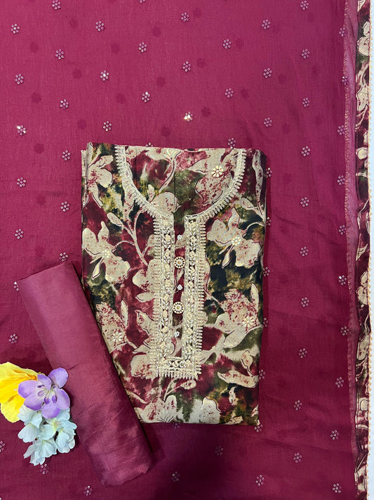 Naintara Un-Stitched Dress Material