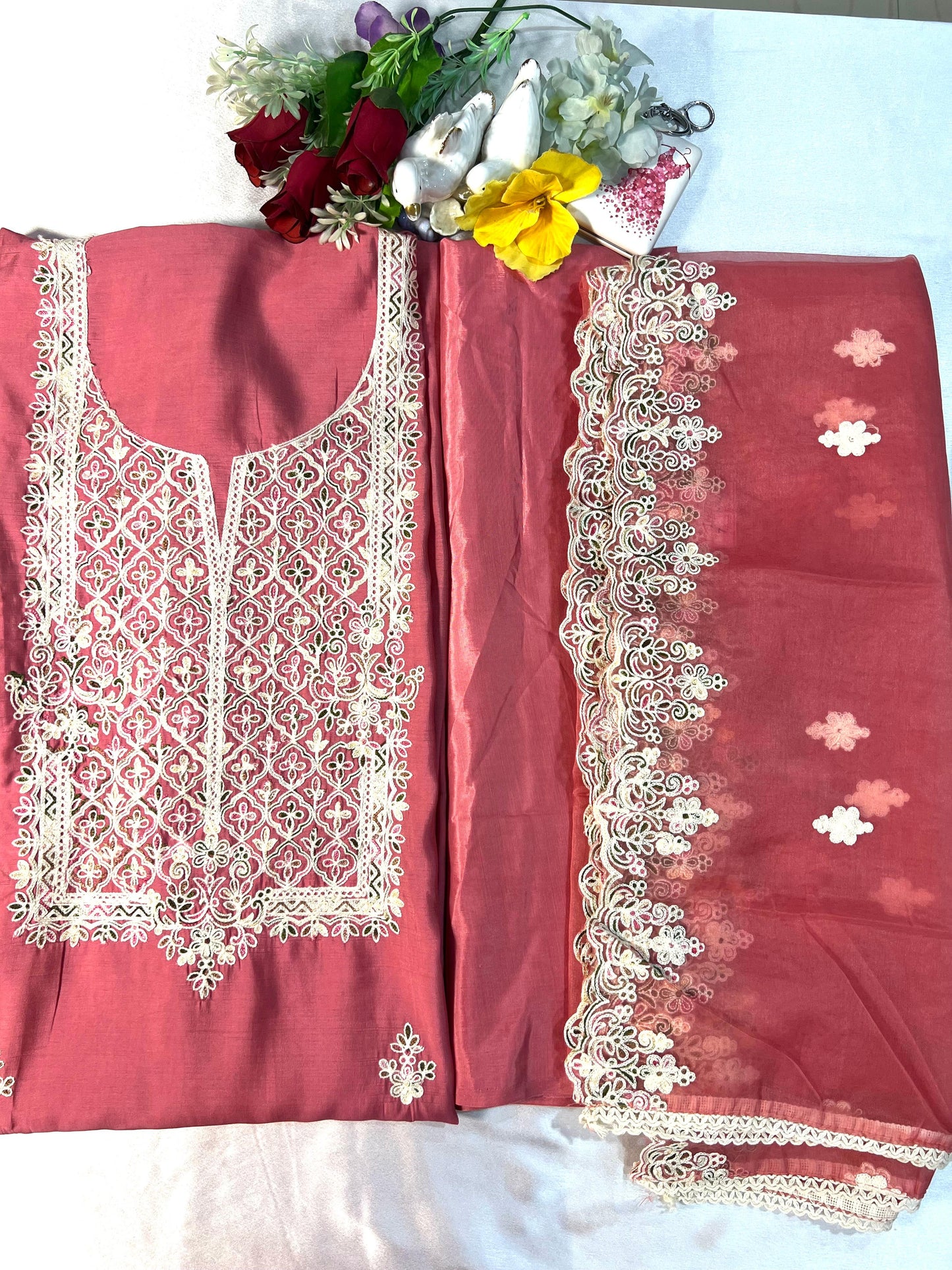 Ankita Un-Stitched Dress Material