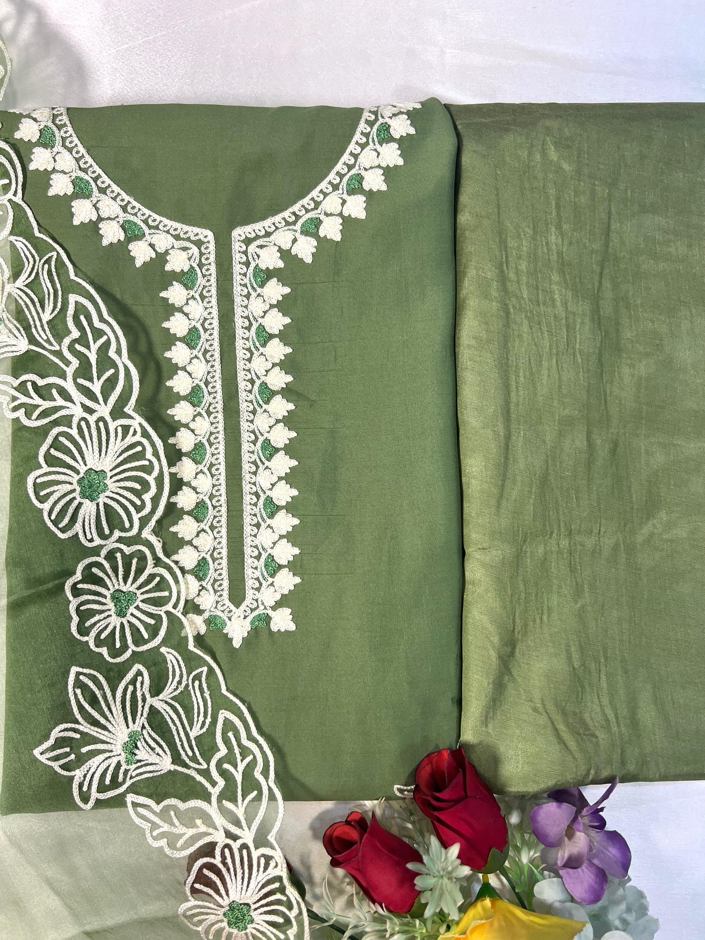 Sushila unstiched dress material