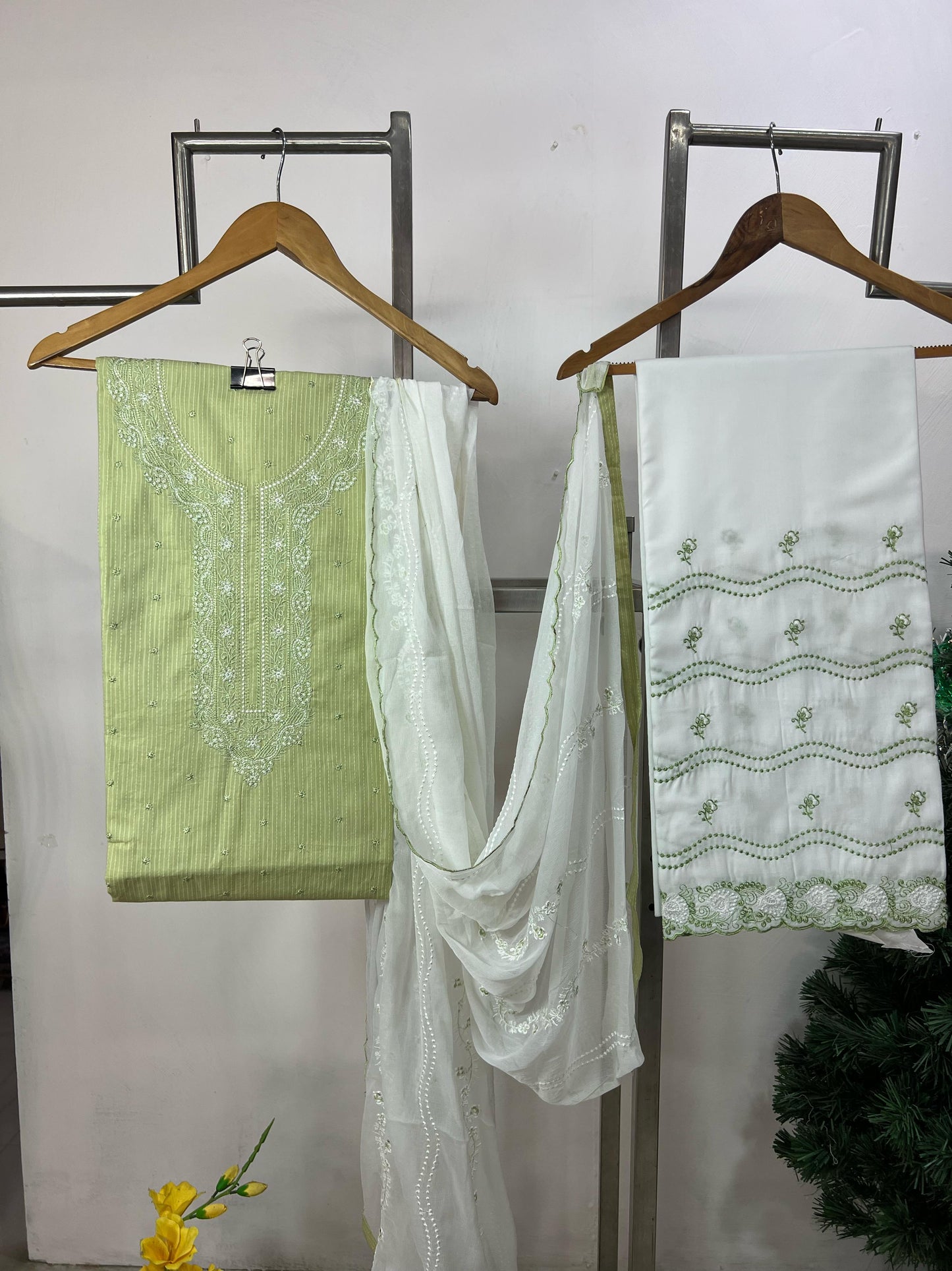 Unstiched Top, Bottom and Dupatta
