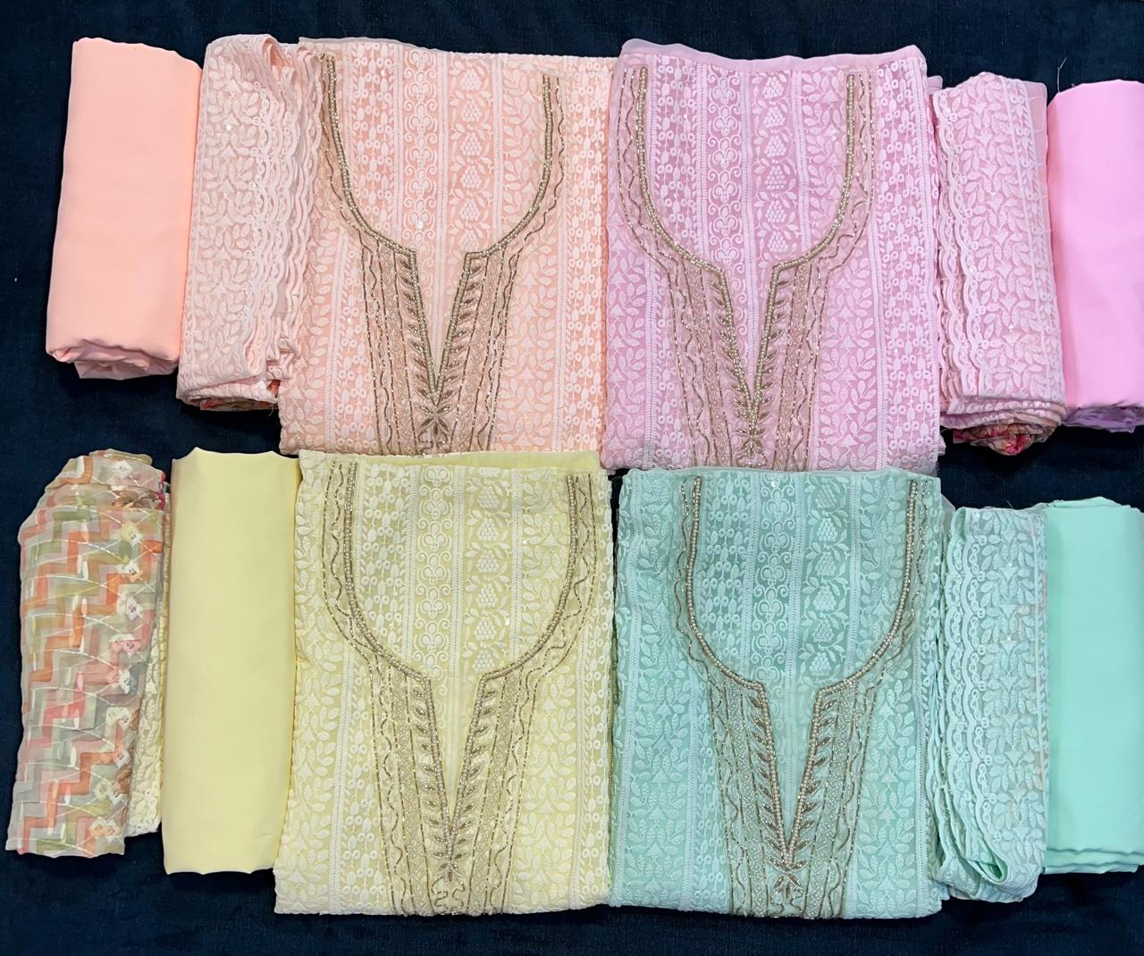 Teena Unstitched Dress Material