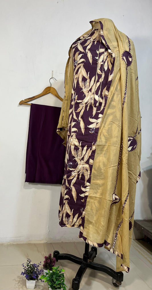 Fulwa Un-Stitched Dress Material