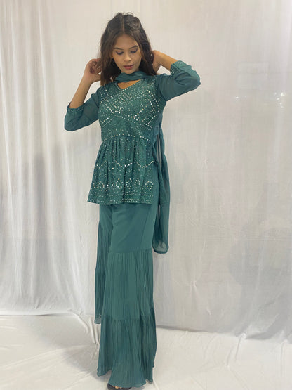 Party Wear Garara Dress