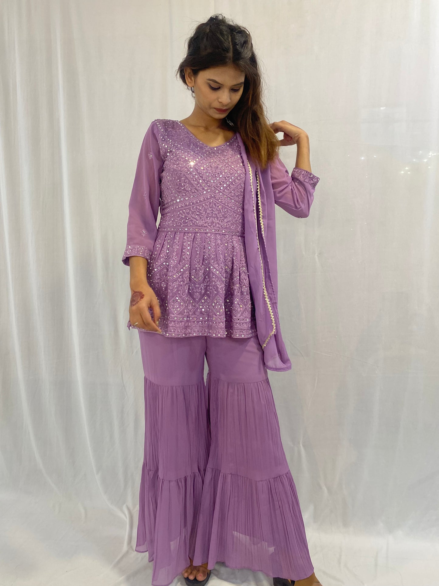 Party Wear Garara Dress