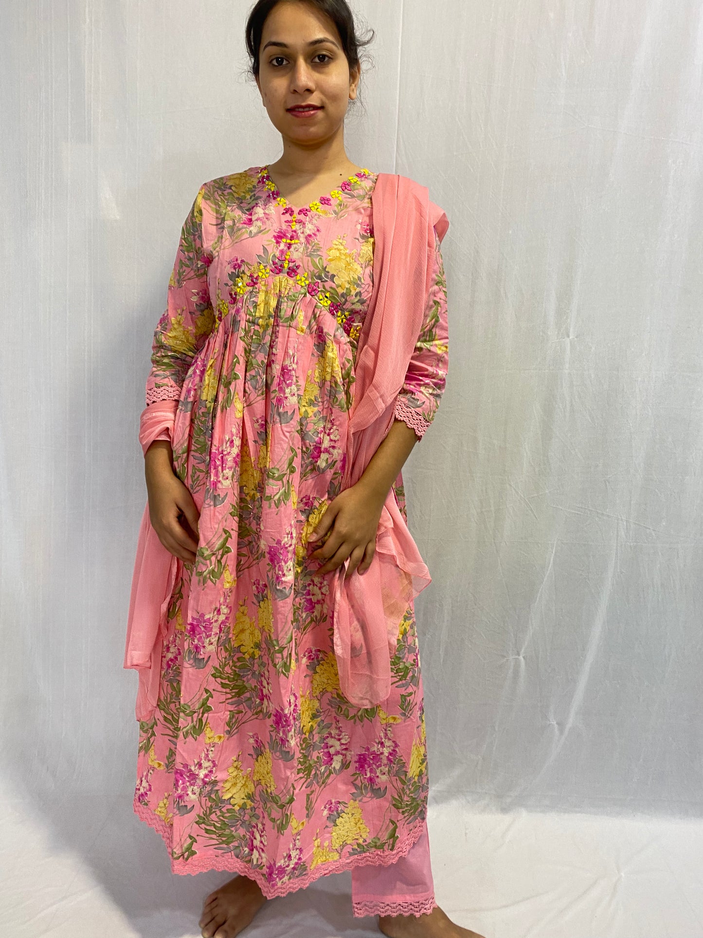 Kurti, Plazo Pant and Dupatta Set