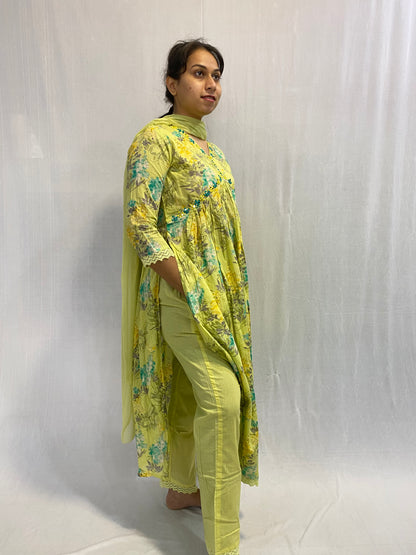 Kurti, Plazo Pant and Dupatta Set