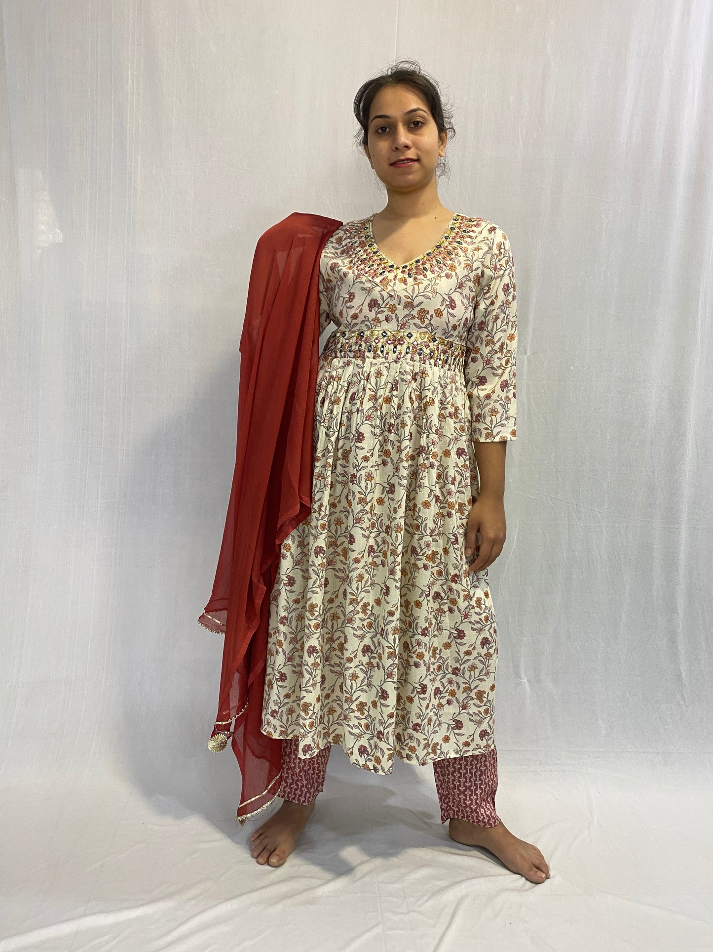 Kurti, Pant and Dupatta Set