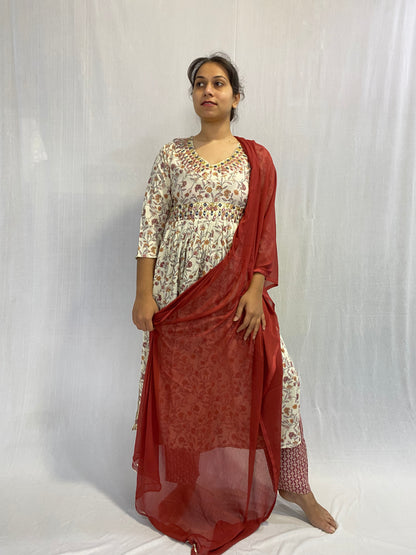 Kurti, Pant and Dupatta Set