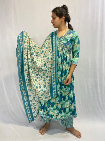 Kurti, Pant and Dupatta Set