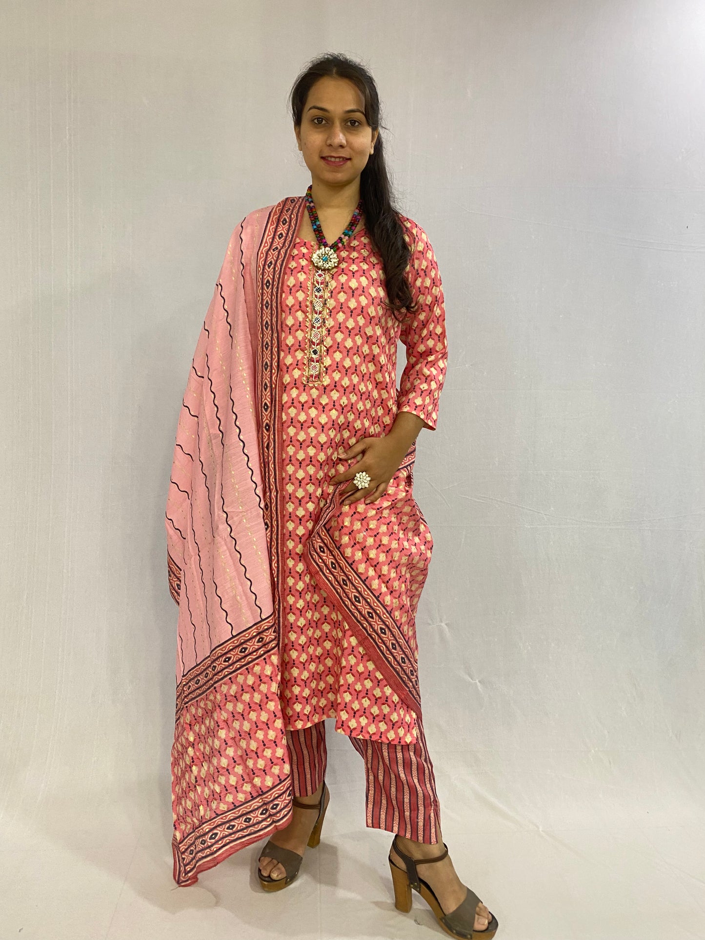 Kurti, Pant and Dupatta Set