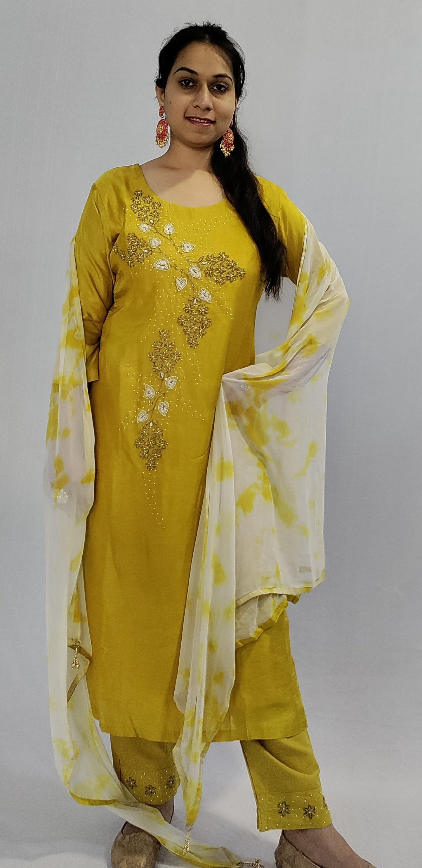 Kurti, Pant and Dupatta Set