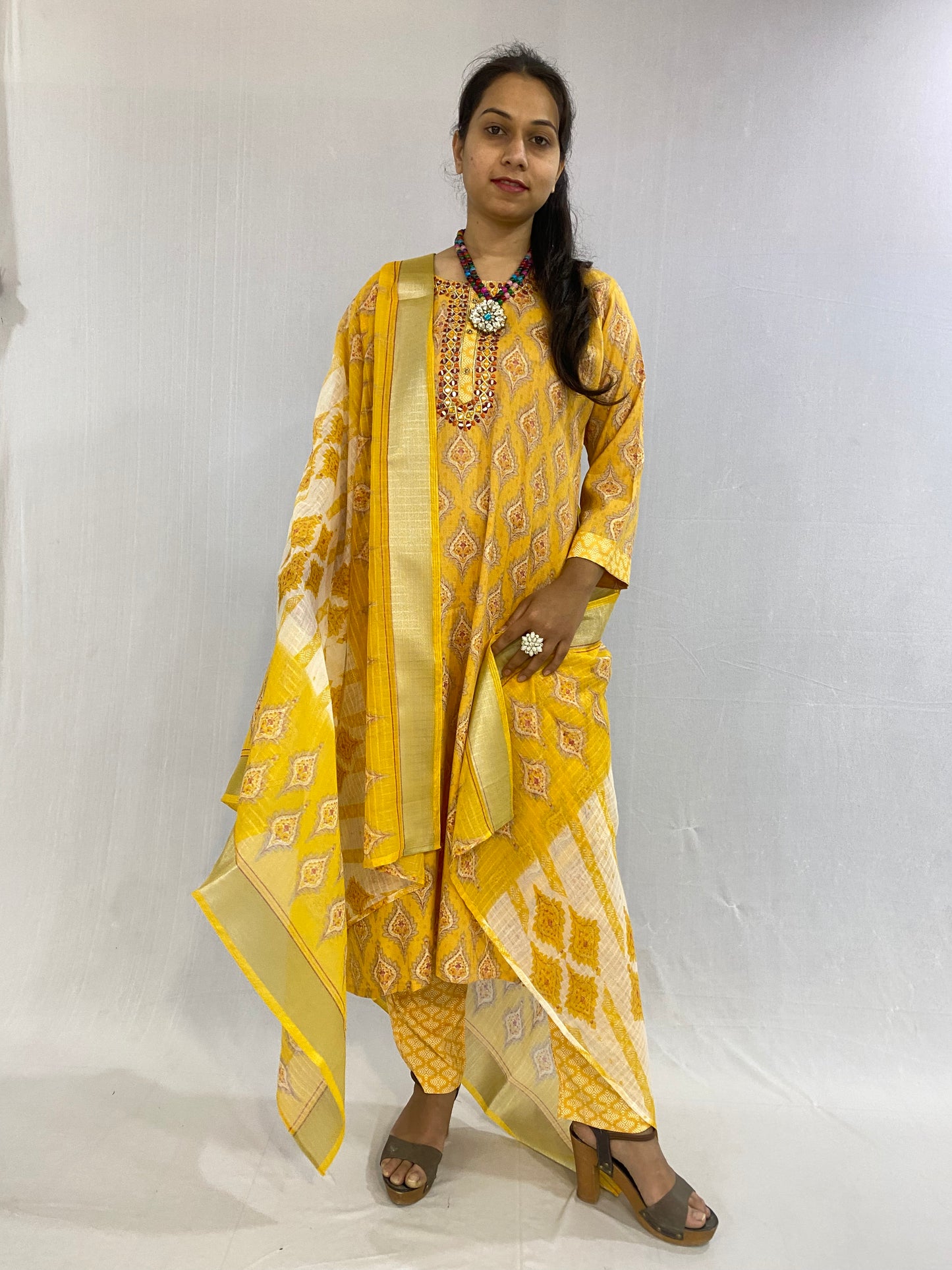 Kurti, Pant and Dupatta Set