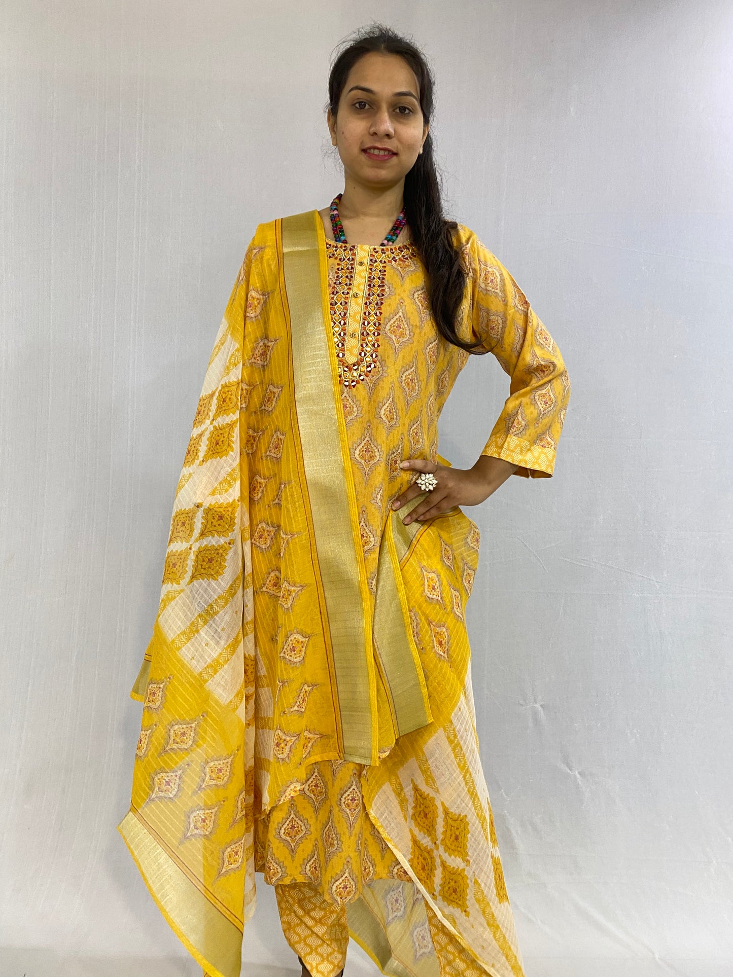 Kurti, Pant and Dupatta Set