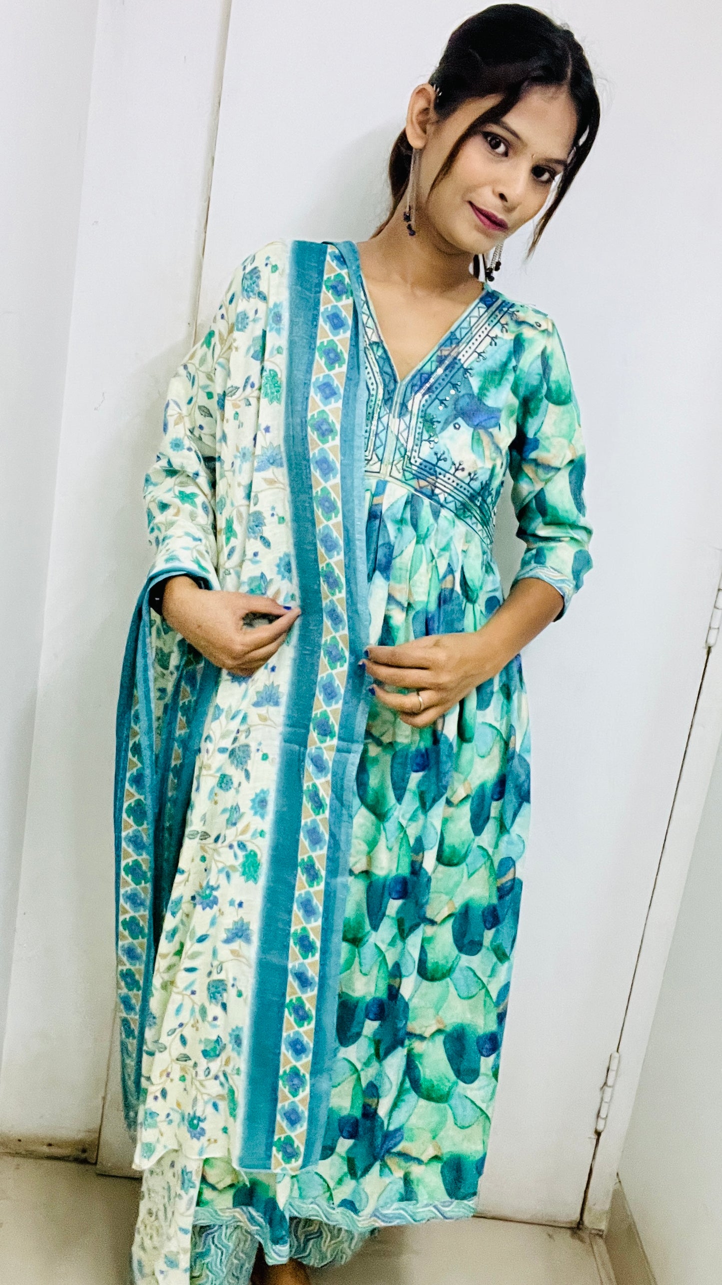 Kurti, Plazo Pant and Dupatta Set