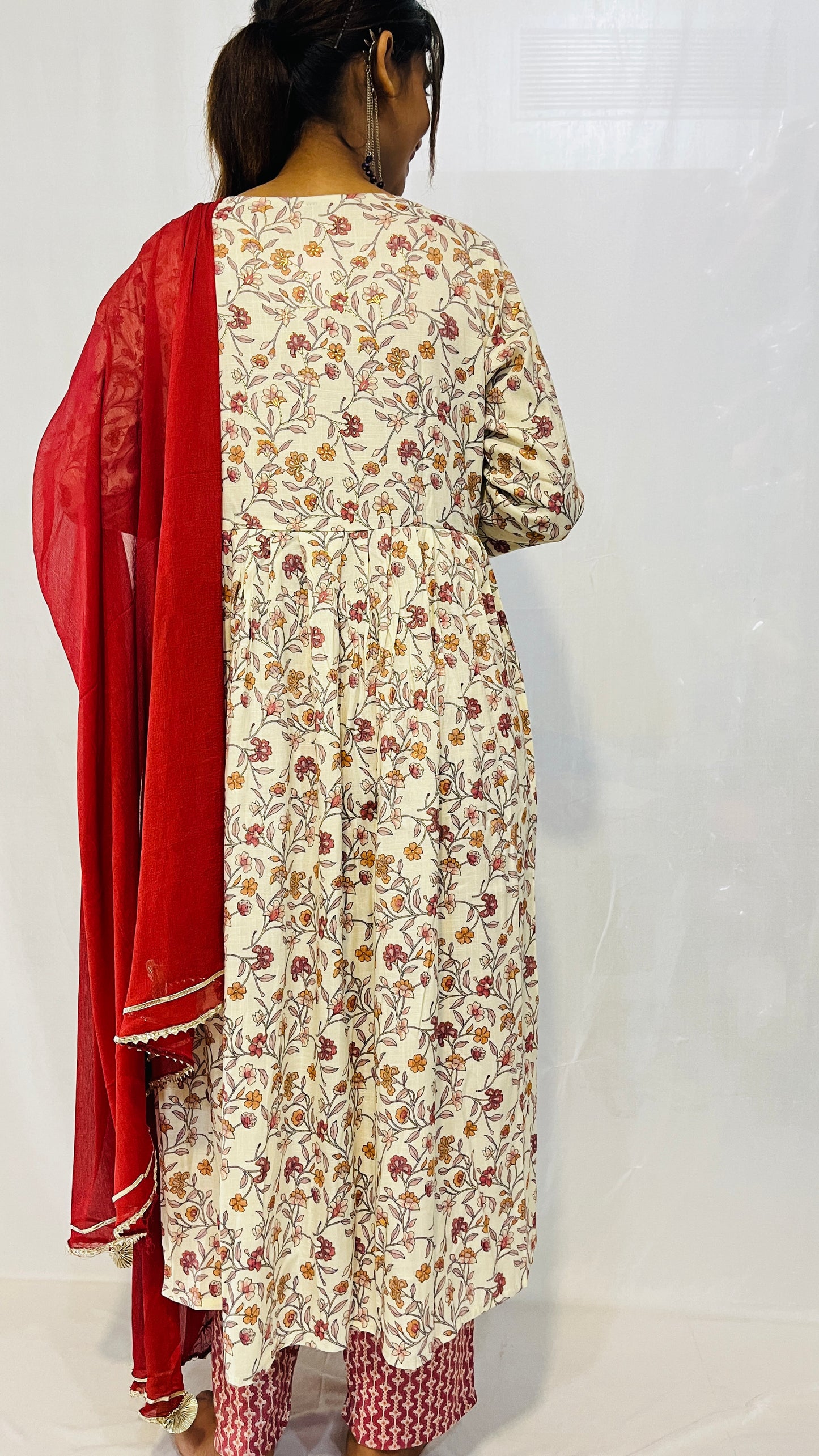 Kurti, Plazo Pant and Dupatta Set