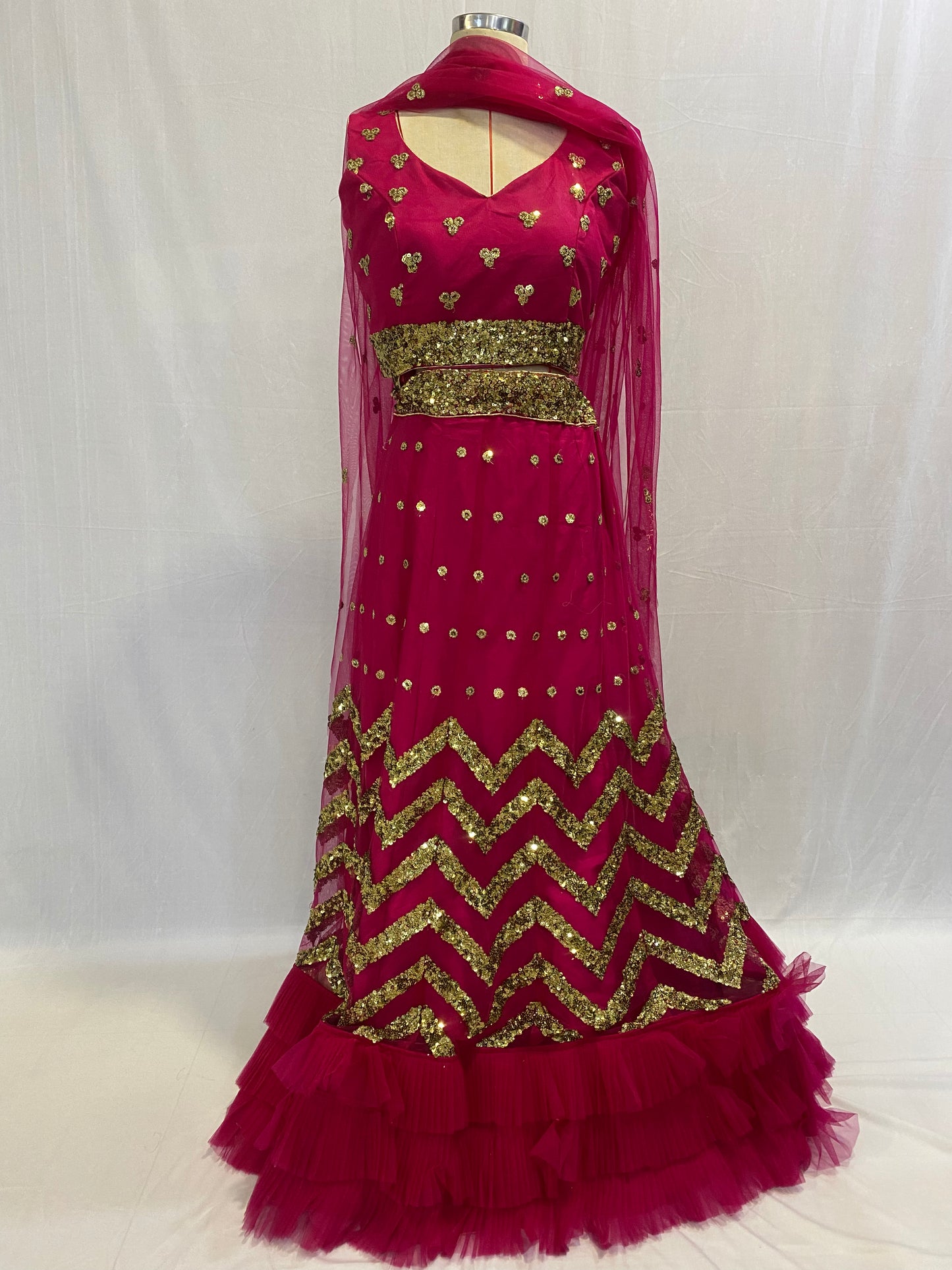 Ghagra Choli and Dupatta (Lahenga Blouse)