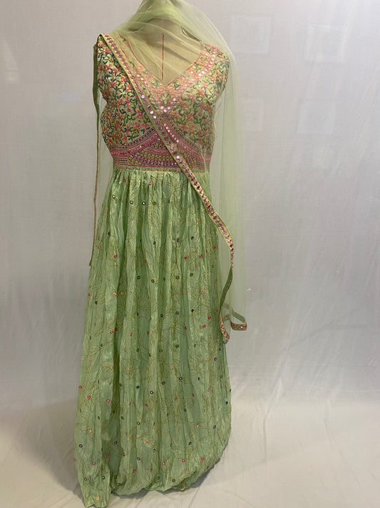 One Piece Dress with Dupatta