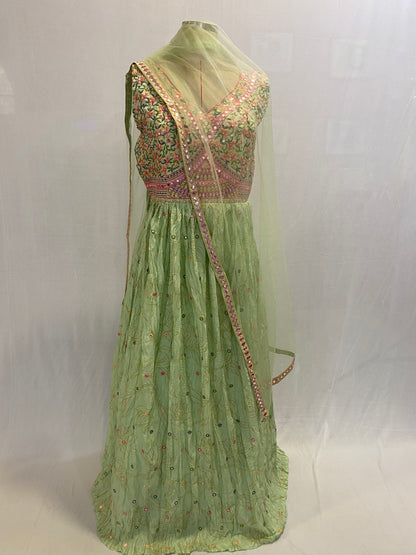 One Piece Dress with Dupatta