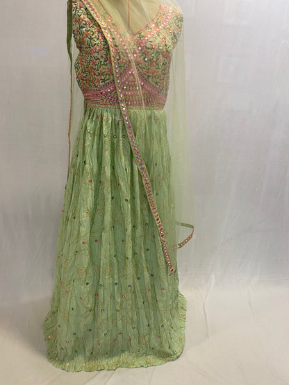 One Piece Dress with Dupatta