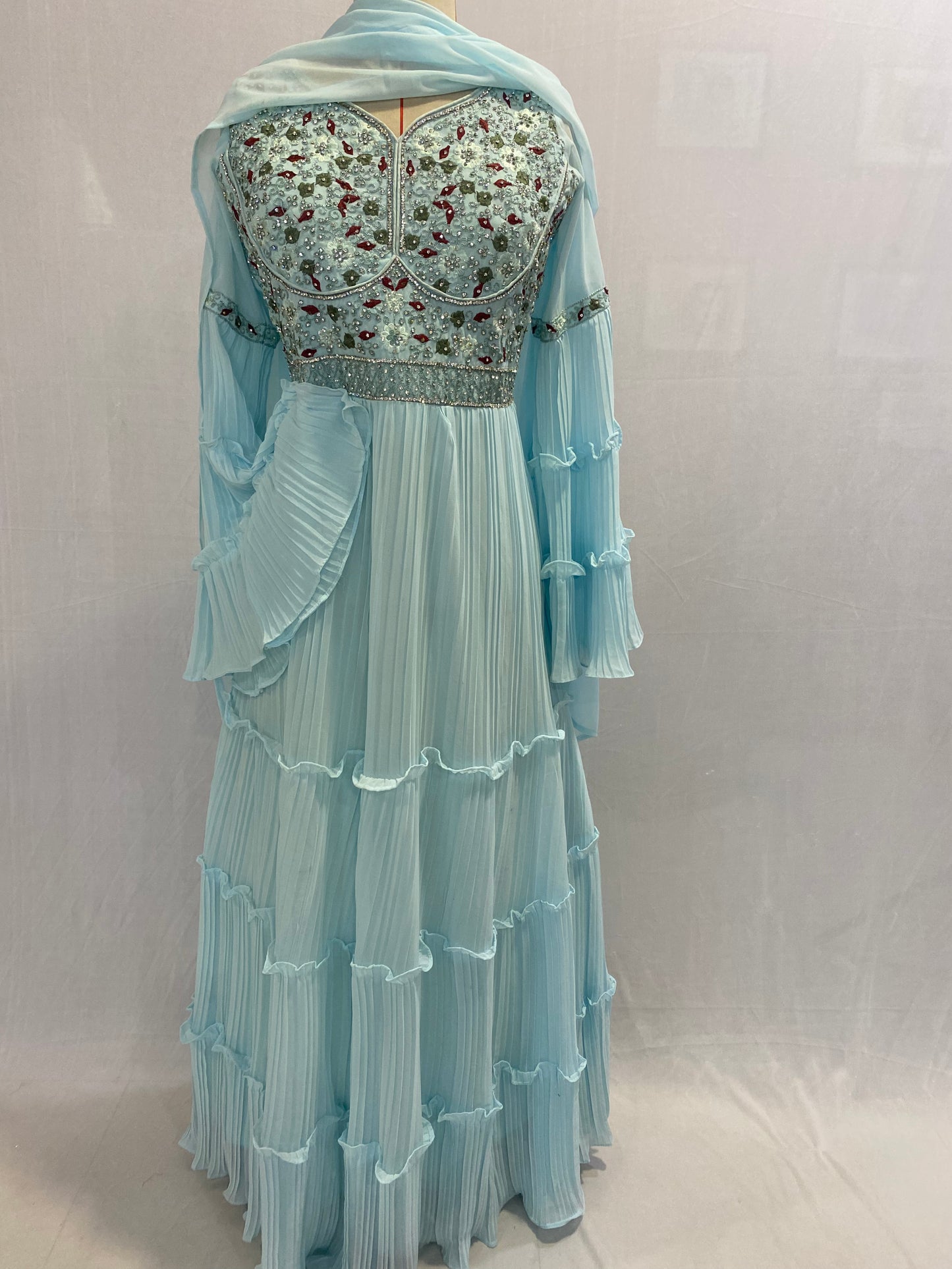 One Piece Dress with Dupatta